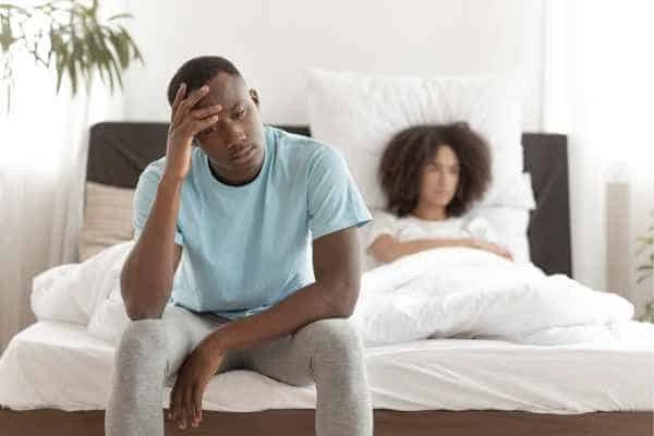 Man upset about ED symptoms Ealing