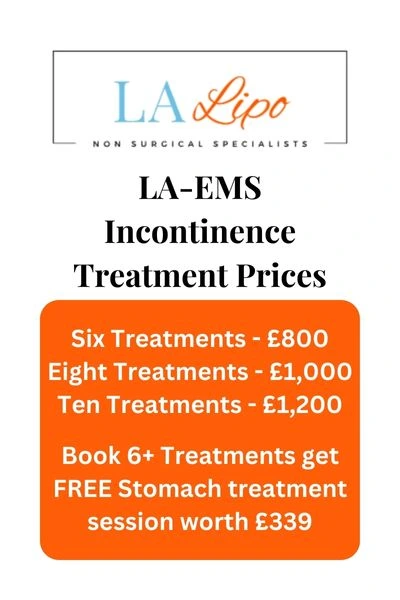 LA-EMS Incontinence Treatment Prices Ealing