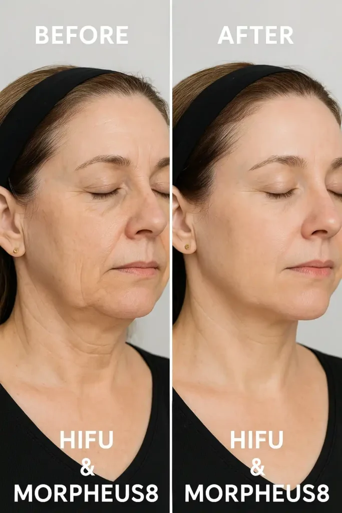 HIFU & Morpheus8 treatment results Ealing - book in today!