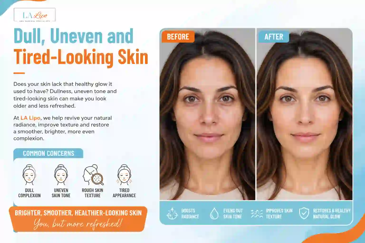 Sign #5: Dull, Uneven and Tired-Looking Skin Ealing